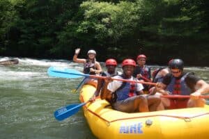 group rafting with Quest Expeditions